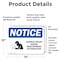 Signmission Chemical Splash Hazard Wear Sign, Vinyl Decal, 14in W x 10in L, 2PK OS-2PACK-NS-D-1014-L-10566 - alternate 6